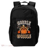 Gooble Wobble Turkey Thanksgiving Holiday Cheetah Backpack thumb 0