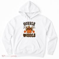 Gooble Wobble Turkey Thanksgiving Holiday Cheetah Hoodie thumb 0