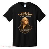 GEORGE WASHINGTON The Legacy Of Leadership Kids T-Shirt thumb 0