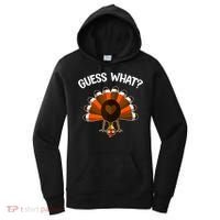 Guess What Turkey Butt Funny Thanksgiving Joke Gift Women's Hoodie thumb 0