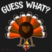 Guess What Turkey Butt Funny Thanksgiving Joke Gift Ornament thumb 1