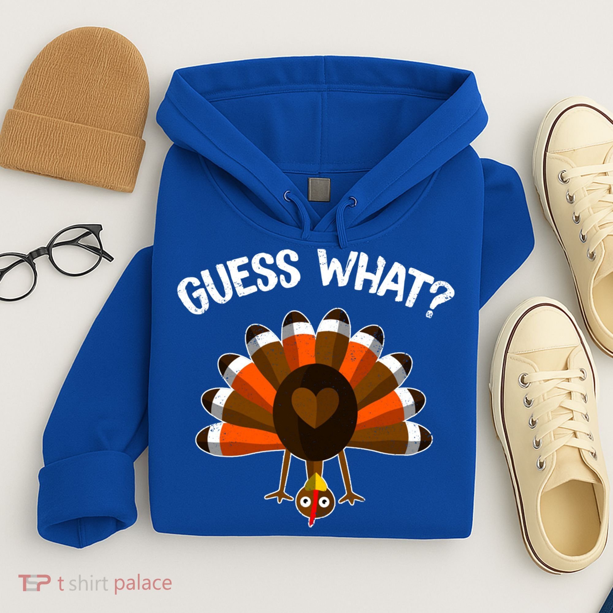 Guess What Turkey Butt Funny Thanksgiving Joke Gift Hoodie