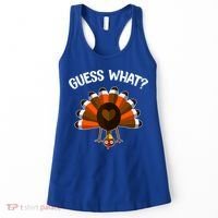 Guess What Turkey Butt Funny Thanksgiving Joke Gift Women's Tank Top thumb 0