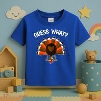 Guess What Turkey Butt Funny Thanksgiving Joke Gift Toddler T-Shirt thumb 3