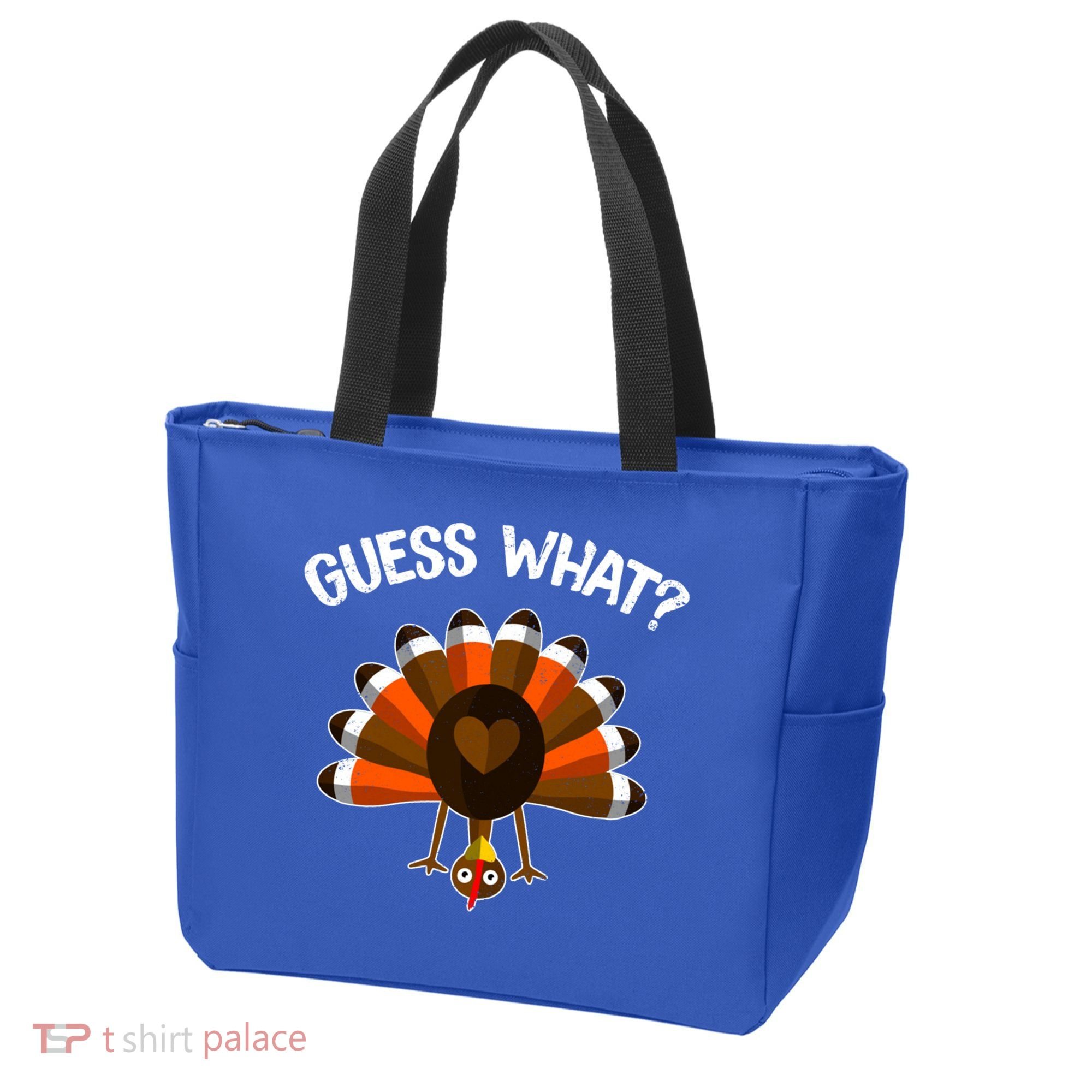 Guess What Turkey Butt Funny Thanksgiving Joke Gift Tote Bag