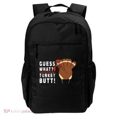 Guess What Turkey Pilgrim Funny Thanksgiving Backpack