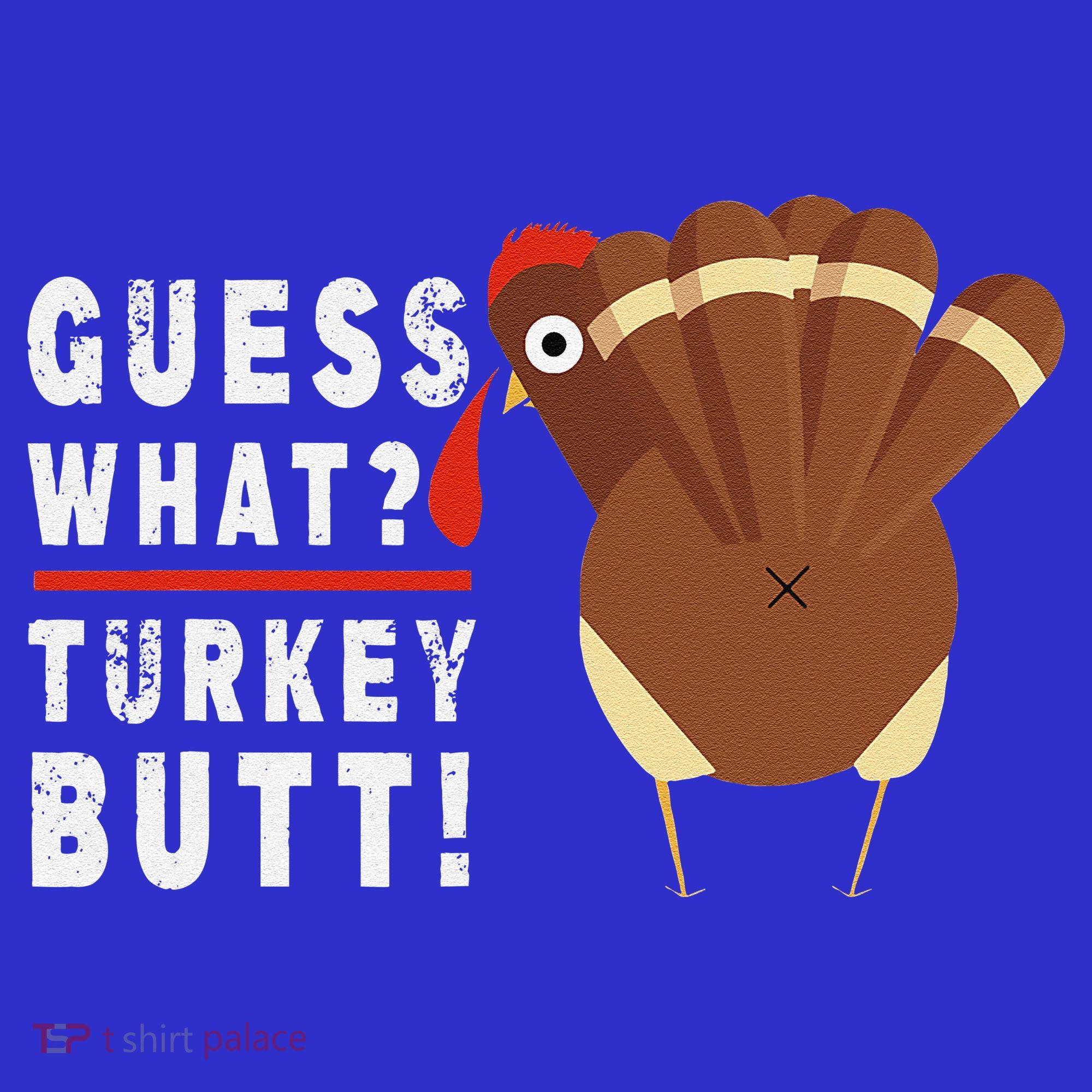 Guess What Turkey Pilgrim Funny Thanksgiving Apron