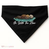 Go With The Flow Sea Otter USA-Made Doggie Bandana thumb 0