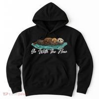 Go With The Flow Sea Otter Hoodie thumb 0
