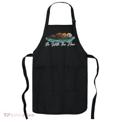 Go With The Flow Sea Otter Apron