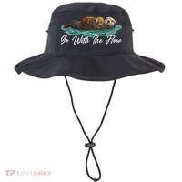 Go With The Flow Sea Otter Bucket Hat thumb 0