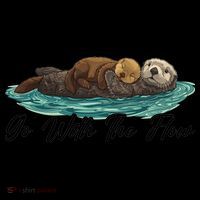 Go With The Flow Sea Otter Coffee Mug thumb 5