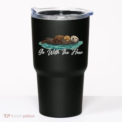 Go With The Flow Sea Otter Tumbler