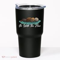 Go With The Flow Sea Otter Tumbler thumb 0