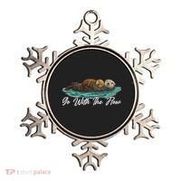Go With The Flow Sea Otter Ornament thumb 0