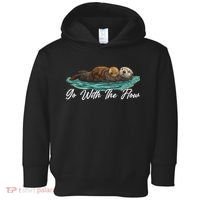 Go With The Flow Sea Otter Toddler Hoodie thumb 0
