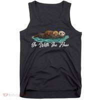 Go With The Flow Sea Otter Tank Top thumb 0