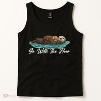 Go With The Flow Sea Otter Tank Top thumb 2