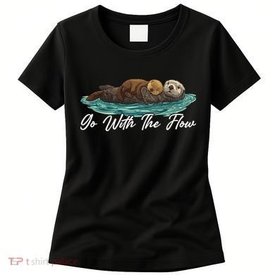 Go With The Flow Sea Otter Women's T-Shirt
