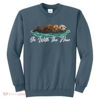 Go With The Flow Sea Otter Sweatshirt thumb 0