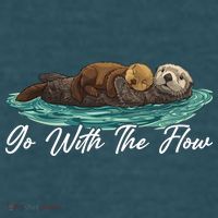 Go With The Flow Sea Otter Sweatshirt thumb 2