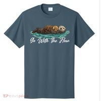Go With The Flow Sea Otter T-Shirt thumb 0
