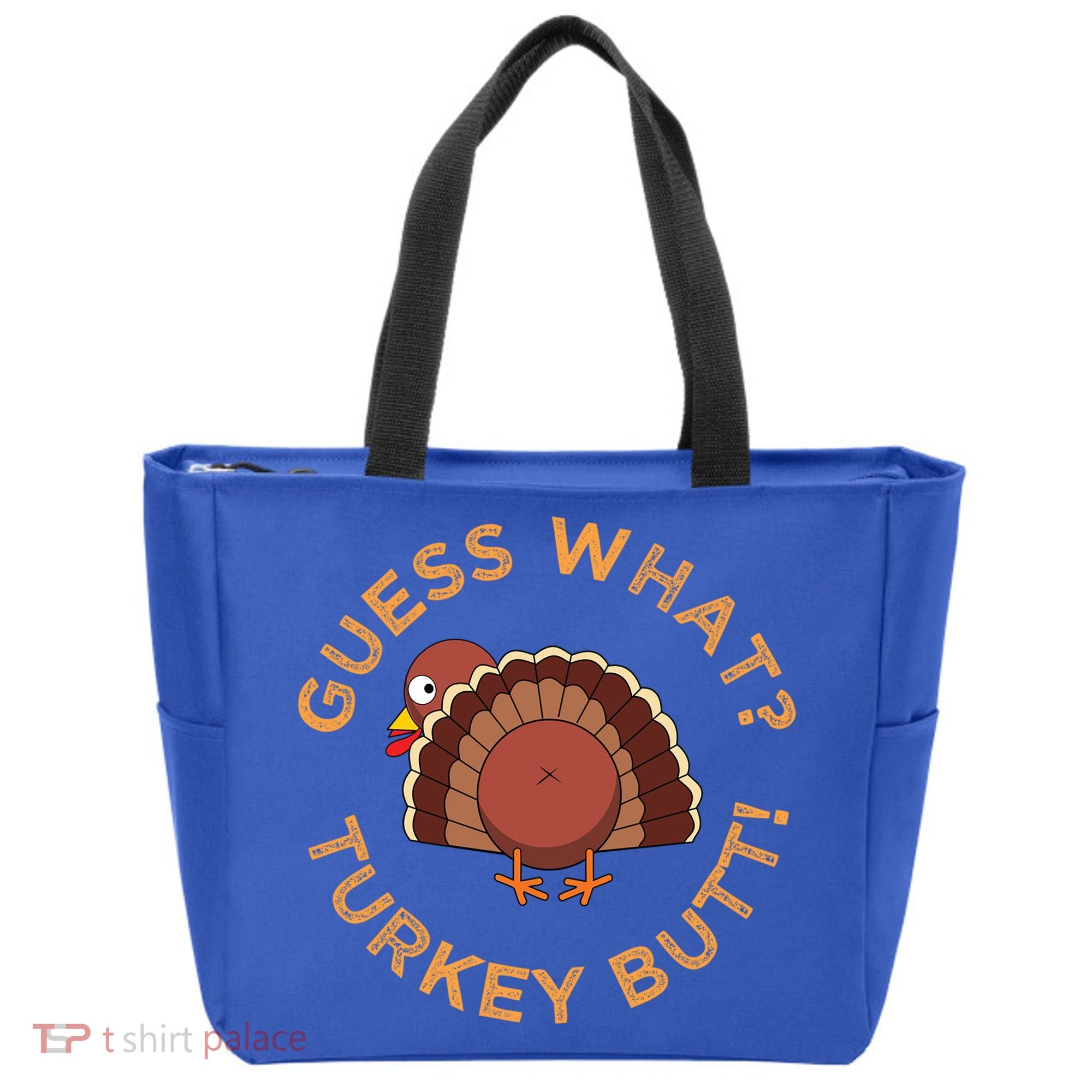 Guess What? Turkey Butt Funny Thanksgiving Family Dinner Cute Gift Tote Bag