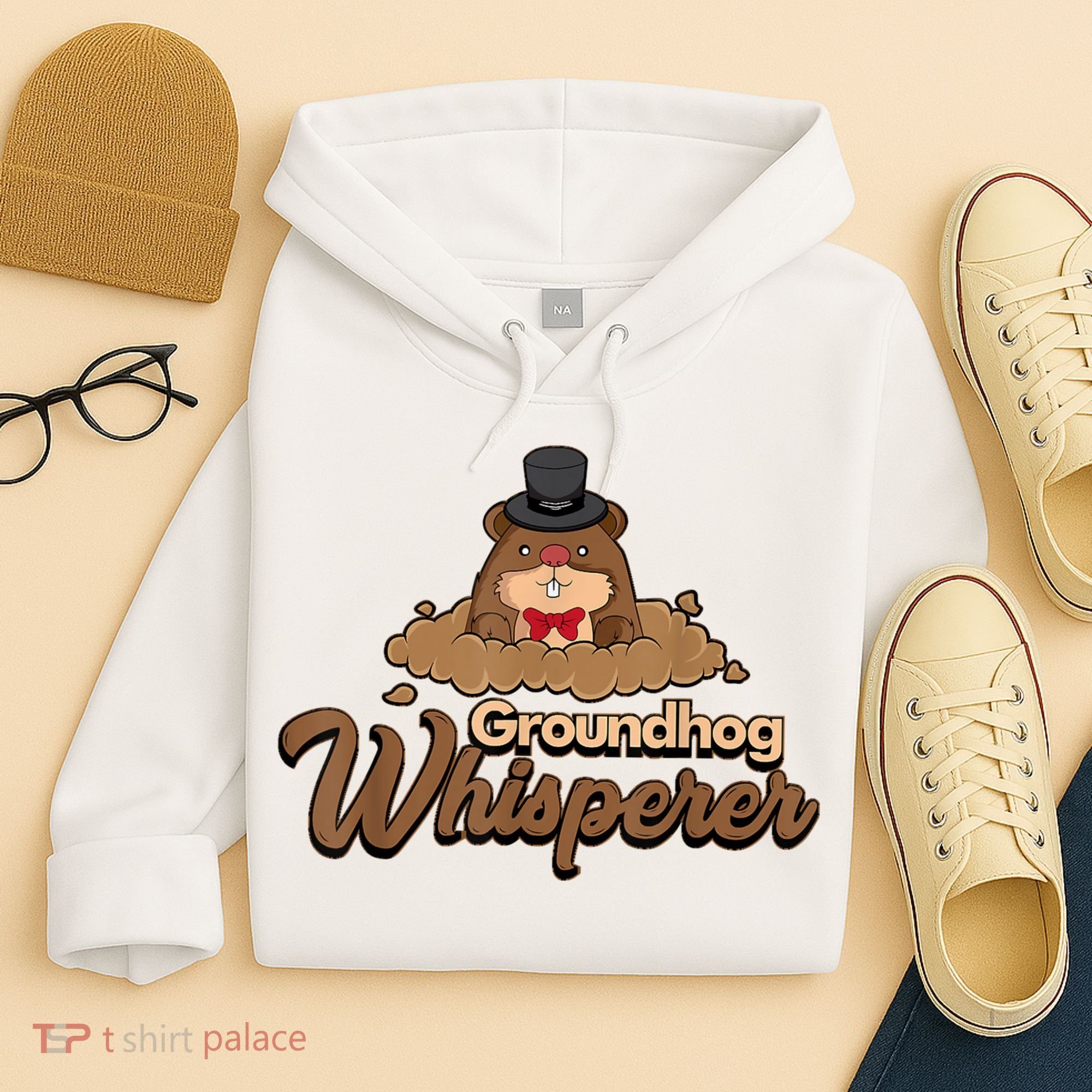 Groundhog Whisperer Tee Funny Groundhog Forecasting Hoodie