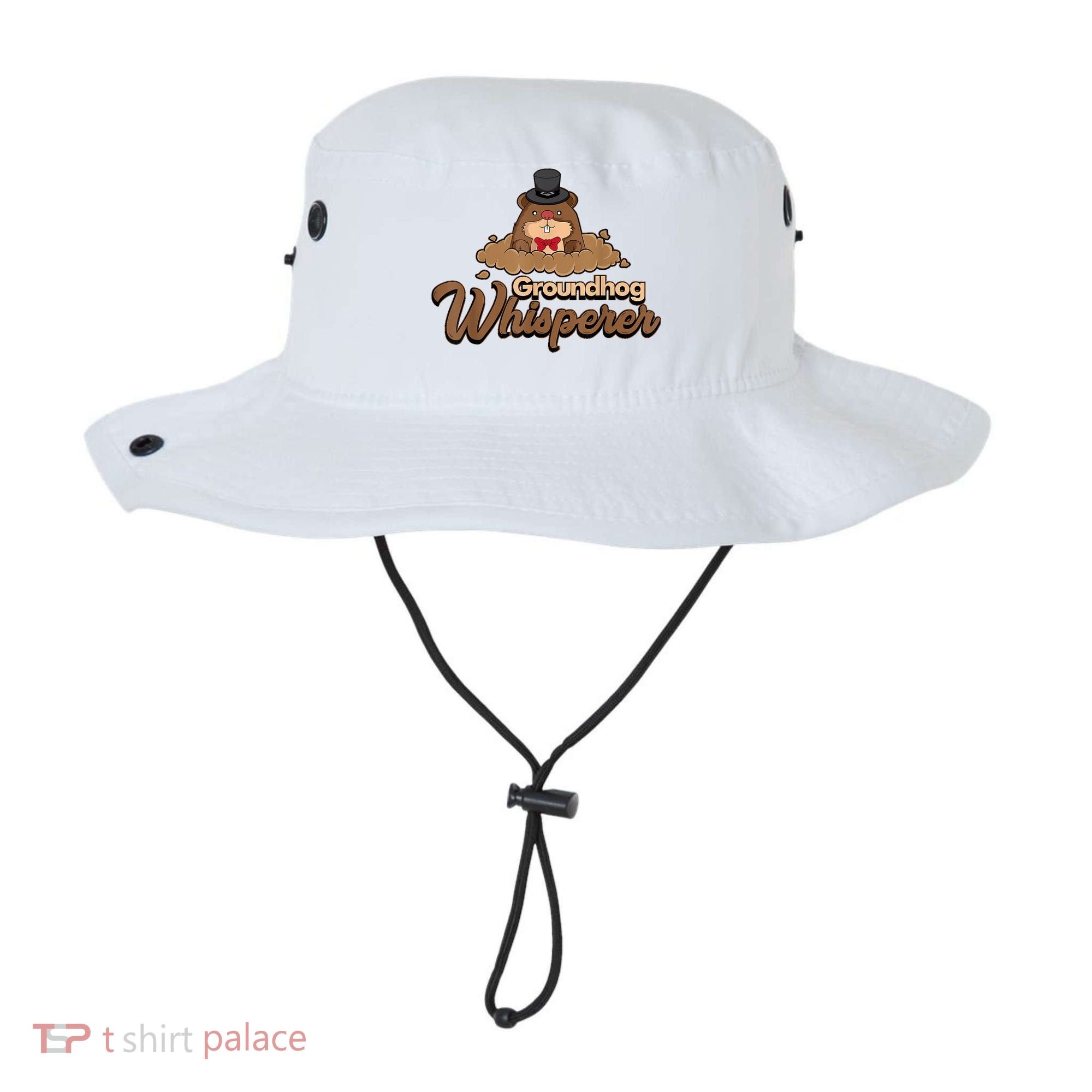 Groundhog Whisperer Tee Funny Groundhog Forecasting Bucket Hat