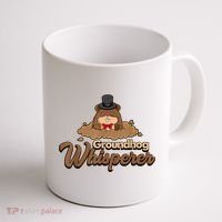 Groundhog Whisperer Tee Funny Groundhog Forecasting Coffee Mug thumb 1
