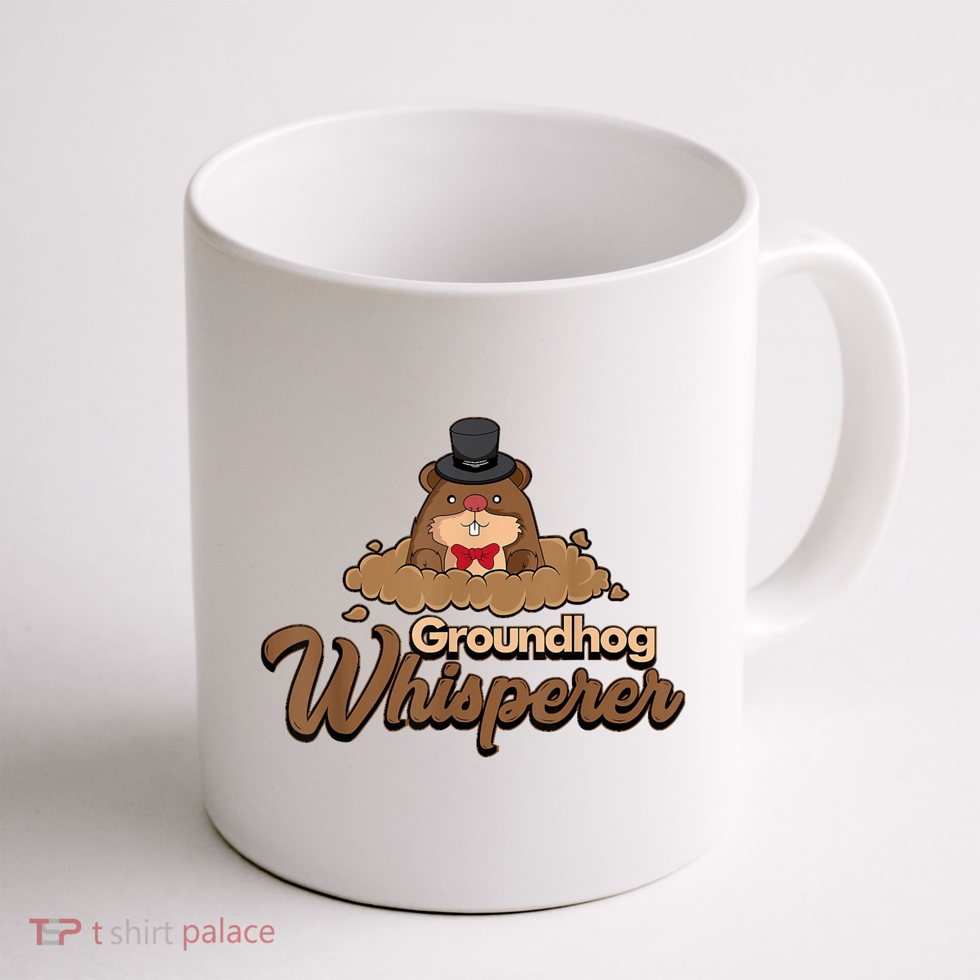 Groundhog Whisperer Tee Funny Groundhog Forecasting Coffee Mug