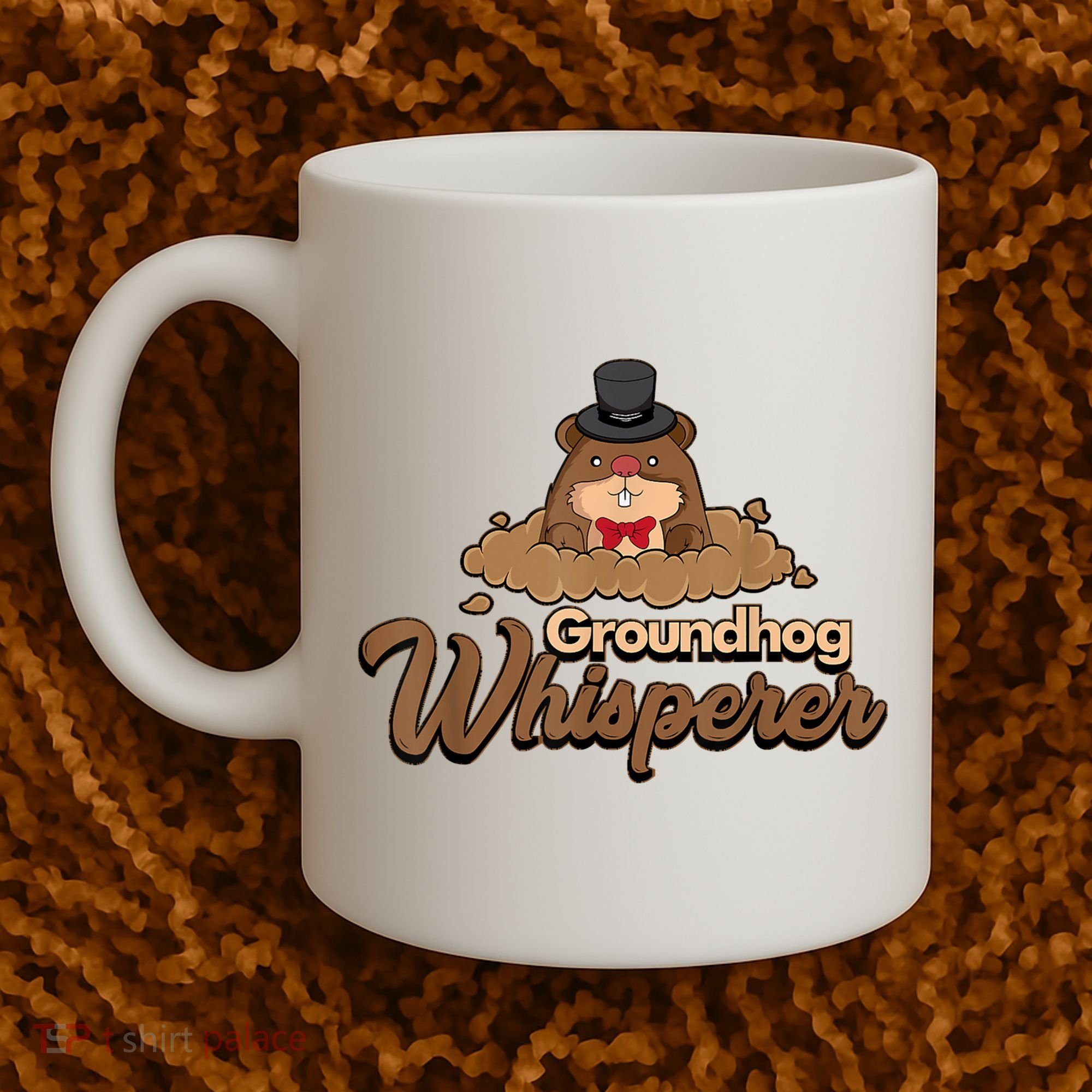 Groundhog Whisperer Tee Funny Groundhog Forecasting Coffee Mug