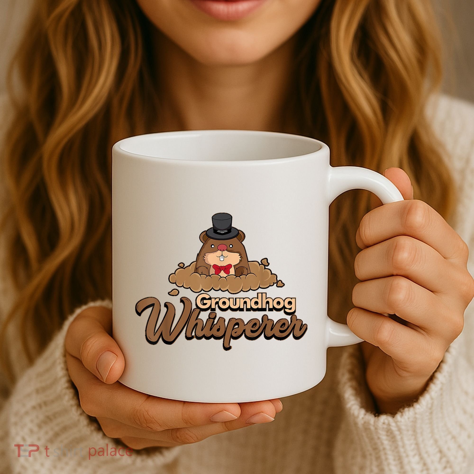 Groundhog Whisperer Tee Funny Groundhog Forecasting Coffee Mug