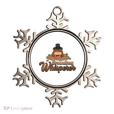 Groundhog Whisperer Tee Funny Groundhog Forecasting Ornament