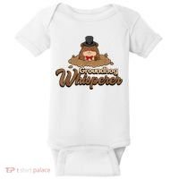 Groundhog Whisperer Tee Funny Groundhog Forecasting Baby Bodysuit thumb 0