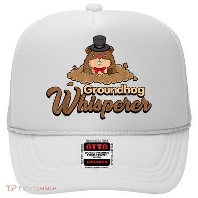 Groundhog Whisperer Tee Funny Groundhog Forecasting Hat