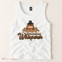 Groundhog Whisperer Tee Funny Groundhog Forecasting Tank Top thumb 2