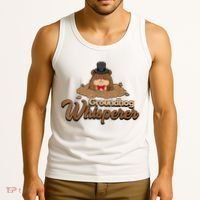 Groundhog Whisperer Tee Funny Groundhog Forecasting Tank Top thumb 3