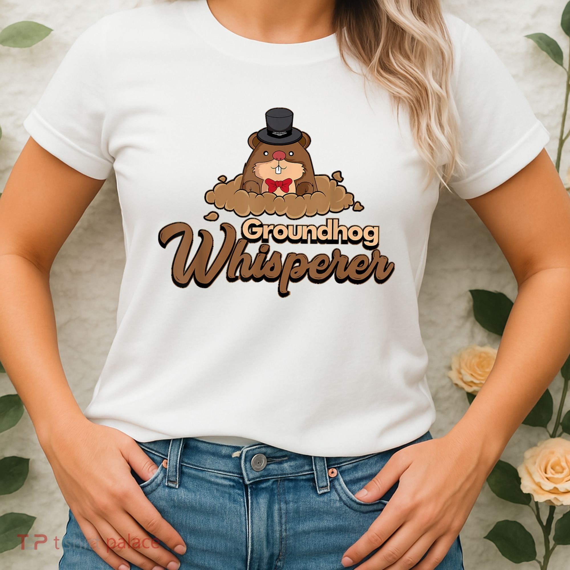 Groundhog Whisperer Tee Funny Groundhog Forecasting Women's T-Shirt