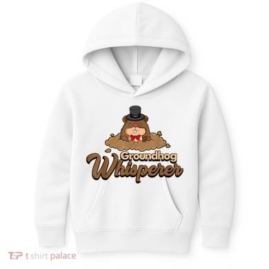 Groundhog Whisperer Tee Funny Groundhog Forecasting Kids Hoodie