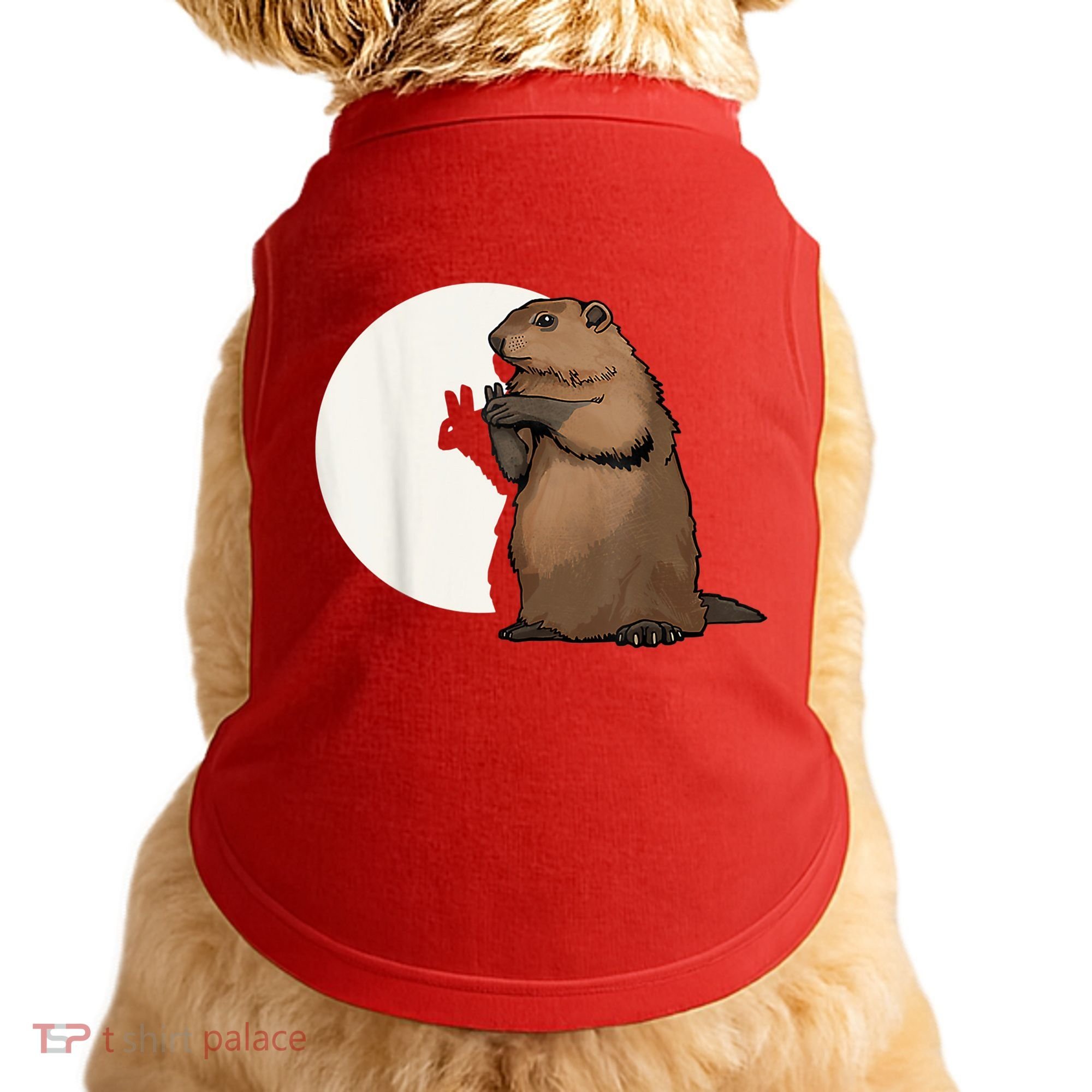 Groundhog Whisperer Tee Funny Team Shadow Crew Groundhog Day Doggie Tank