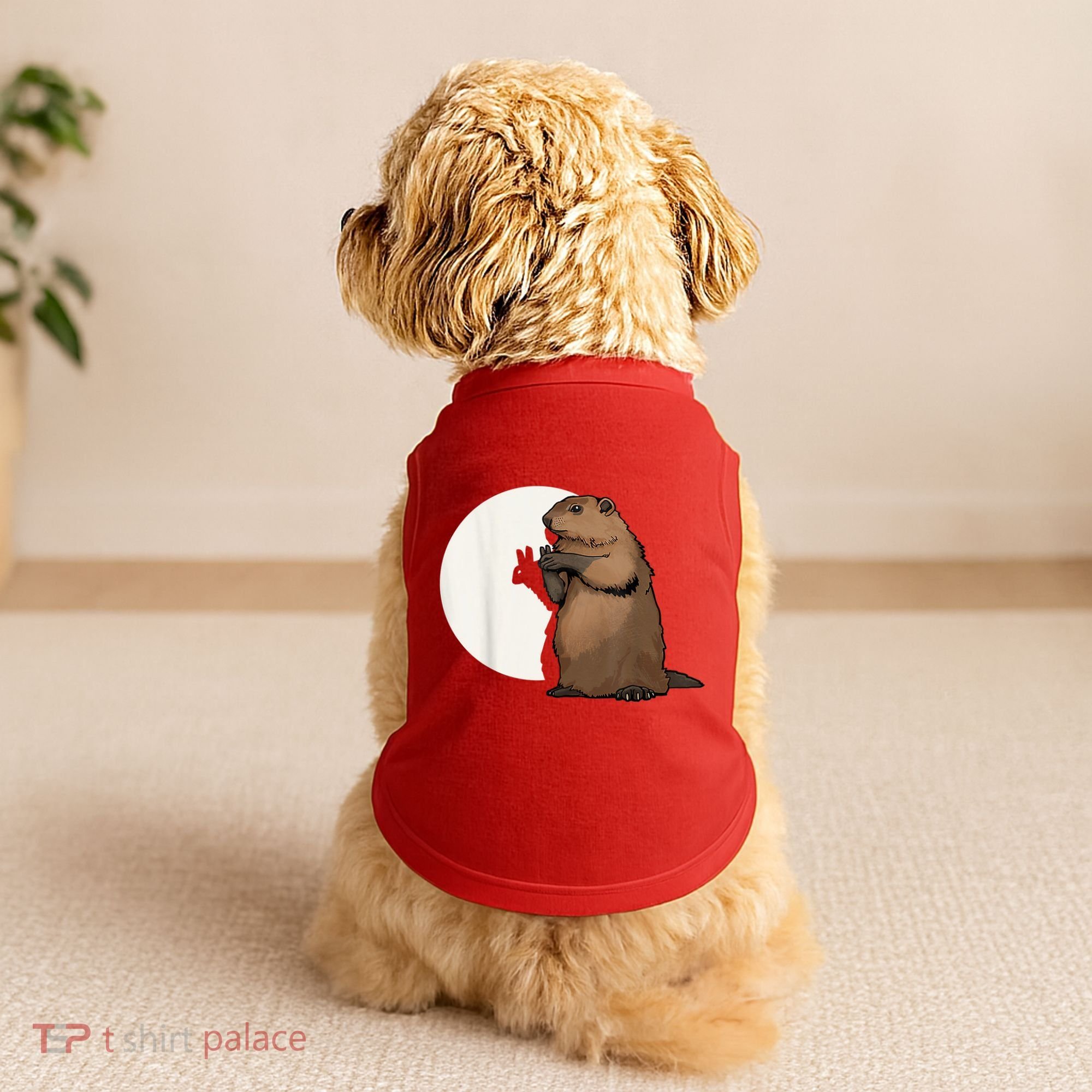 Groundhog Whisperer Tee Funny Team Shadow Crew Groundhog Day Doggie Tank
