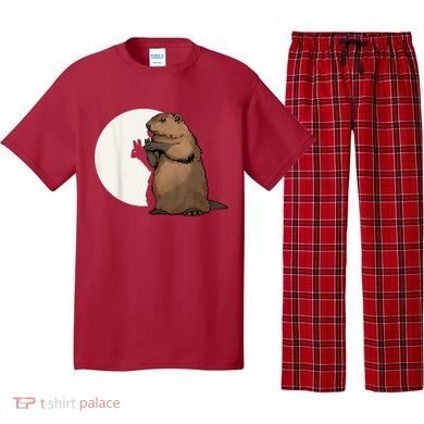 Groundhog Whisperer Tee Funny Team Shadow Crew Groundhog Day Pajama Set
