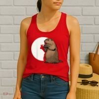 Groundhog Whisperer Tee Funny Team Shadow Crew Groundhog Day Women's Tank Top thumb 2