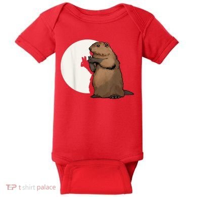 Groundhog Whisperer Tee Funny Team Shadow Crew Groundhog Day Baby Bodysuit