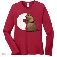 Groundhog Whisperer Tee Funny Team Shadow Crew Groundhog Day Women's Long Sleeve Shirt thumb 0