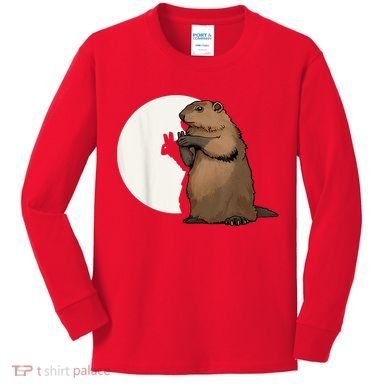 Groundhog Whisperer Tee Funny Team Shadow Crew Groundhog Day Kids Long Sleeve Shirt
