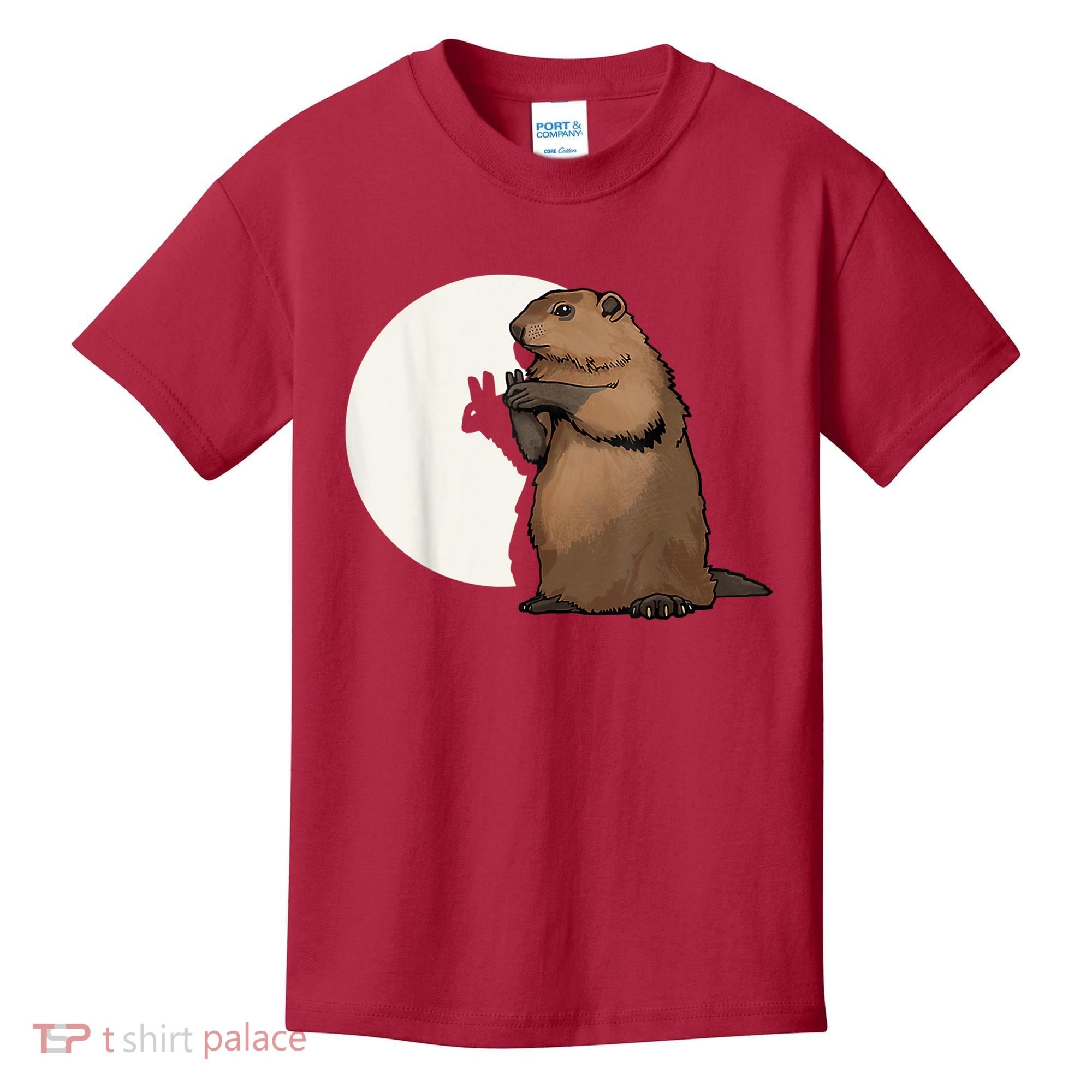 Groundhog Whisperer Tee Funny Team Shadow Crew Groundhog Day Kids T-Shirt