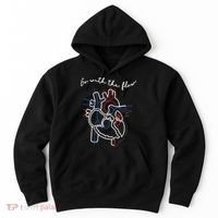 Go With The Flow Heart Hoodie thumb 0