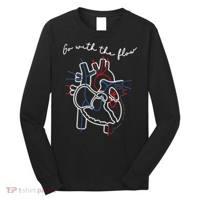Go With The Flow Heart Long Sleeve Shirt